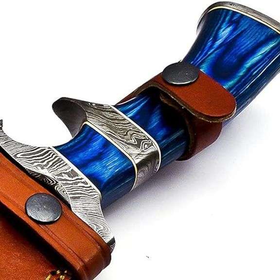 Handcrafted Wild Damascus Bowie Knife