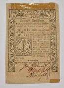 1786 20 Shillings Newport, Rhode Island Colonial Currency