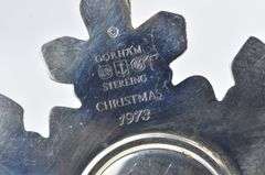 Sterling Silver 1973 Gorham Star Snowflake Christmas Ornament