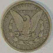 Very scarce 1880-CC Morgan Silver Dollar. Key date