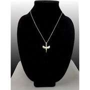 14K Yellow Gold Isis Egyptian Goddess Pendant Necklace