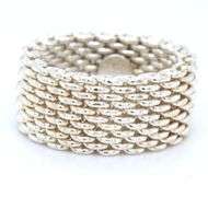 Tiffany & Co Somerset mesh ring