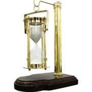 Vintage Brass Hourglass Sand Timer