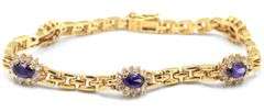 Group lot of 925 sterling silver over gold plated bracelets and watch