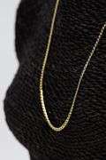 10k Yellow Gold Hollow Curb Link Chain 2.4mm Necklace 20"