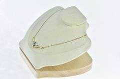 14K Yellow Gold 0.44 Ctw Diamond Wavy Herringbone Necklace