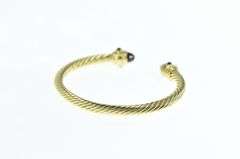 18K Yellow Gold David Yurman Renaissance Designer Cuff Bracelet