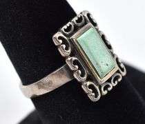 Blue Gemstone Ring in Sterling Silver