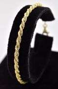 Charming 14K Yellow Gold Chain Link Bracelet