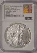 2020-P American Silver Eagle Emergency Production NGC MS70 First Day Of Issue