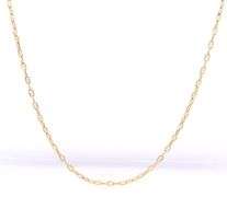 10kt Yellow gold Hollow Anchor chain