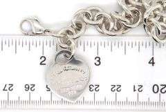 Tiffany & Co Heart tag charm bracelet in 925 sterling silver