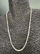 Sterling Silver Heavy Box Chain 2.9mm Solid 925 Italy Classic New Necklace 18"