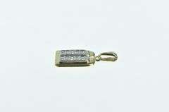 14K Yellow Gold Diamond Ten Commandments Old Testament Charm/Pendant