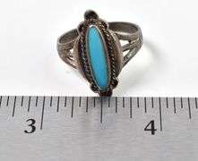 Turquoise Gemstone Ring in Sterling Silver