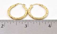 Adorable 14K Yellow Gold Earrings