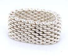 Tiffany & Co Somerset mesh ring