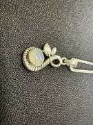 Sterling Silver Rainbow Moonstone Pendant