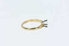 14K Yellow Gold NOS Vintage 4.5mm Engagement Setting Ring
