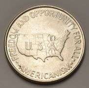 1952 George Washington Carver Commemorative Silver Half Dollar, BU.