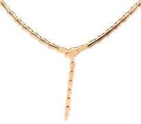 Polished Naga Scale Link Necklace in 18K