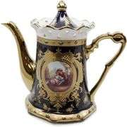 24k Gold The Second Date Royal Porcelain Tea Set