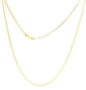 14kt Yellow gold Foxtail chain necklace