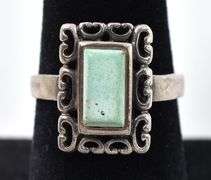 Blue Gemstone Ring in Sterling Silver