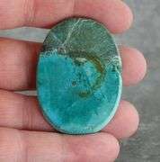 Gorgeous 89.85ct two toned Turquoise cabochon