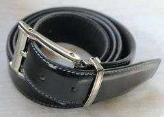 Classy Fine Quality Leather Belt, Made In Italy