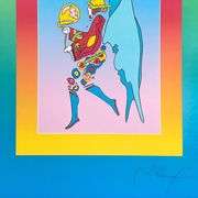 Tip Toe Floating on Blends by Peter Max