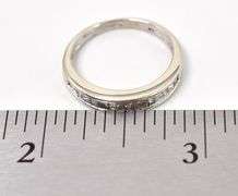 Exciting 14K White Gold Diamond Band Ring