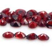 Ravishing wine red 14.25ct untreated Garnet set