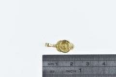 14K Yellow Gold Virgin Mary Three Wisemen Baby Jesus Charm/Pendant