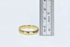 14K Yellow Gold 4.5mm Vintage Classic Men's Wedding Ring