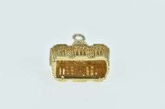 14K Yellow Gold 3D Capitol Building Washington DC Charm/Pendant