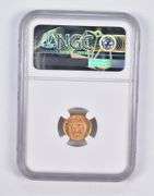 MS66 1966 ZBR Peru 1/5 Lire NGC