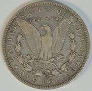 Very sharp 1891-CC Morgan Silver Dollar. Key date