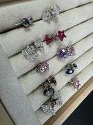 Sterling Silver CZ Earrings Lot of 10 Pairs Various Sizes and Styles