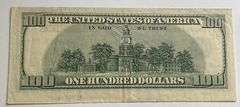 $100 1995 Missaligned FR Note