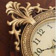 Vintage Wood Wall Clock with Swinging Pendulum