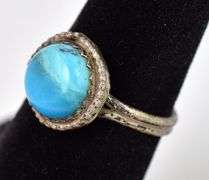 Turquoise Gemstone Ring in Sterling Silver