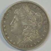 RARE XF 1892-CC MORGAN SILVER DOLLAR. KEY DATE CARSON CITY