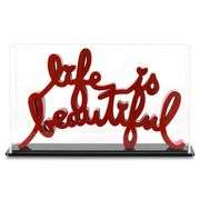 Life is Beautiful (Red) by Mr Brainwash