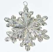 Sterling Silver 1973 Gorham Star Snowflake Christmas Ornament