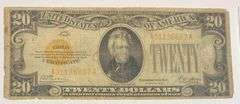 $20 1928 Gold Certificate