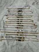 Sterling Silver 925 Child Baby ID Bracelets Vaious Styles & Sizes Lot of 16