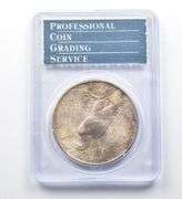 1924 Peace Silver Dollar MS64 PCGS Rattler