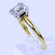 Classic Vintage 14K Diamond Solitaire Ring, Size 7