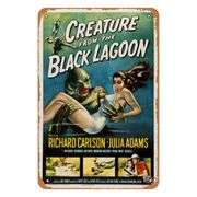 Vintage Tin Sign the Creature from The Black Lagoon